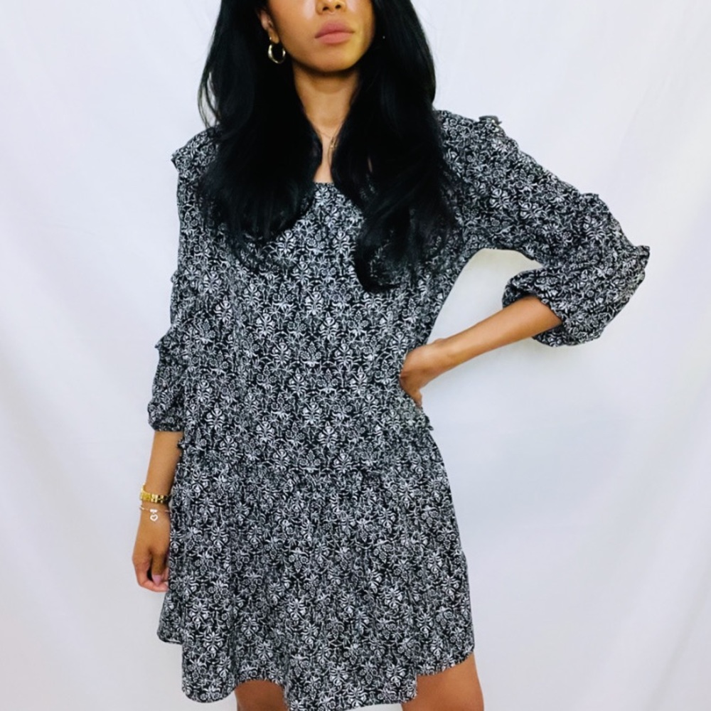Max Studio | 1 Tier Cottagecore Peasant Mini Dress - Picture 10 of 14